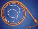 8ft Natural Tan 12 plait David Morgan Style Indiana Jones Bullwhip 1D